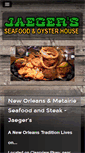 Mobile Screenshot of jaegersseafood.com