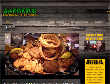 Tablet Screenshot of jaegersseafood.com